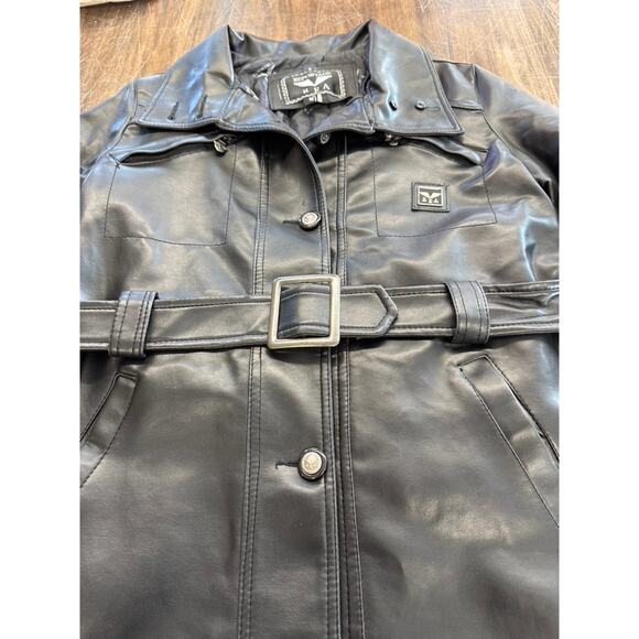 NEW "REPORTAGE" Leather Jacket, Made in Italy, Womens,Biker,Goth,FINAL SALE!!!! - Picture 7 of 16